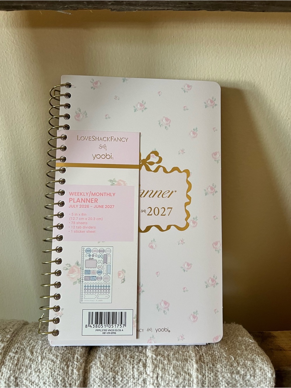 LoveShackFancy x Target - Yoobi
Blooming Heirloom Monthly & Weekly
Planner